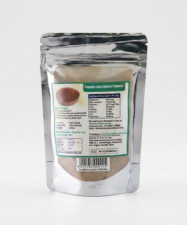 Organic Papaya Leaf Extract Powder
