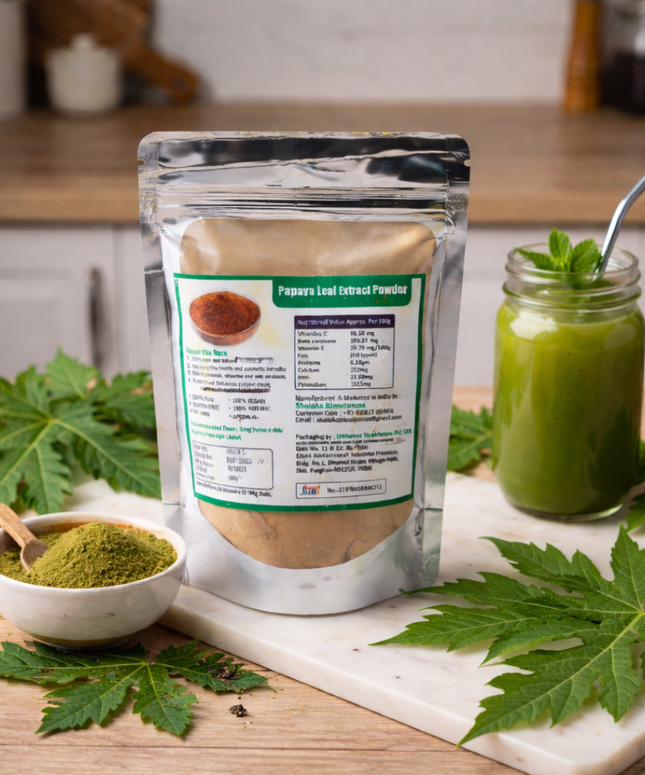 Organic Papaya Leaf Extract Powder
