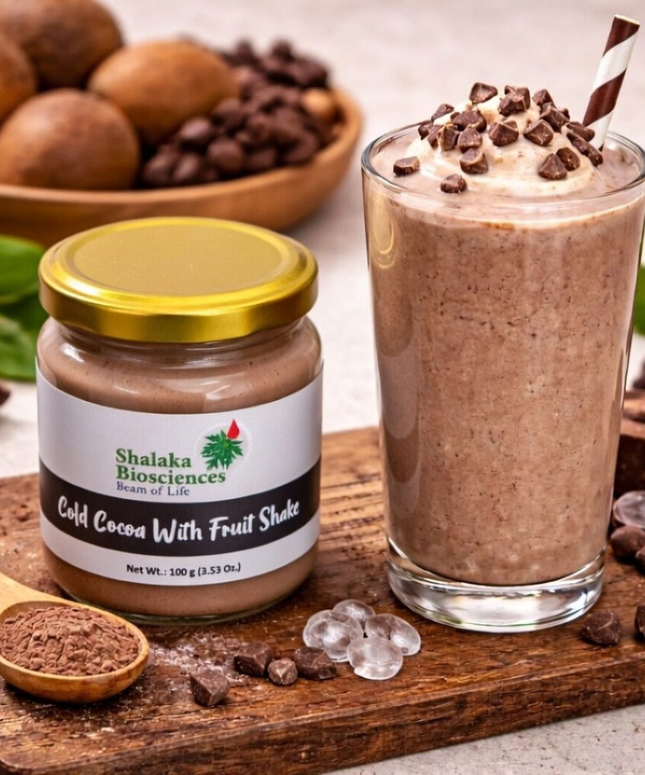 Cold Cocoa With Fruit Shake