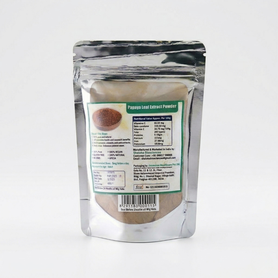 Organic Papaya Leaf Extract Powder