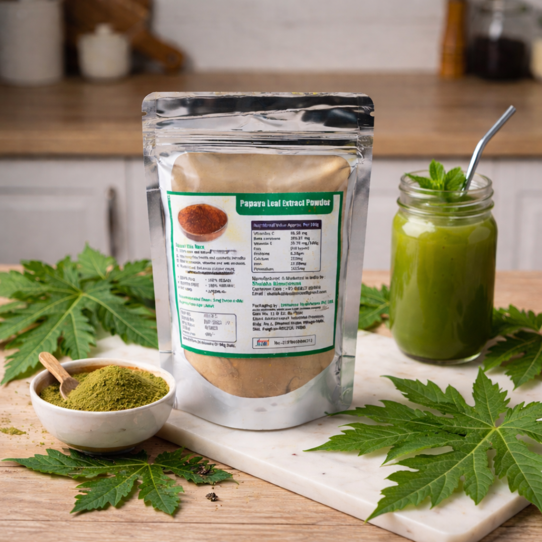 Organic Papaya Leaf Extract Powder