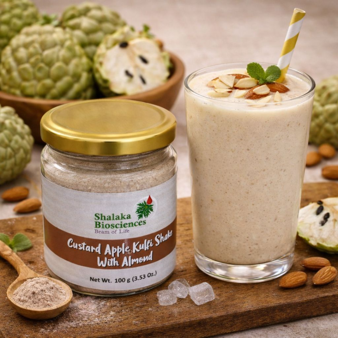Custard Apple Kulfi Shake with Almond