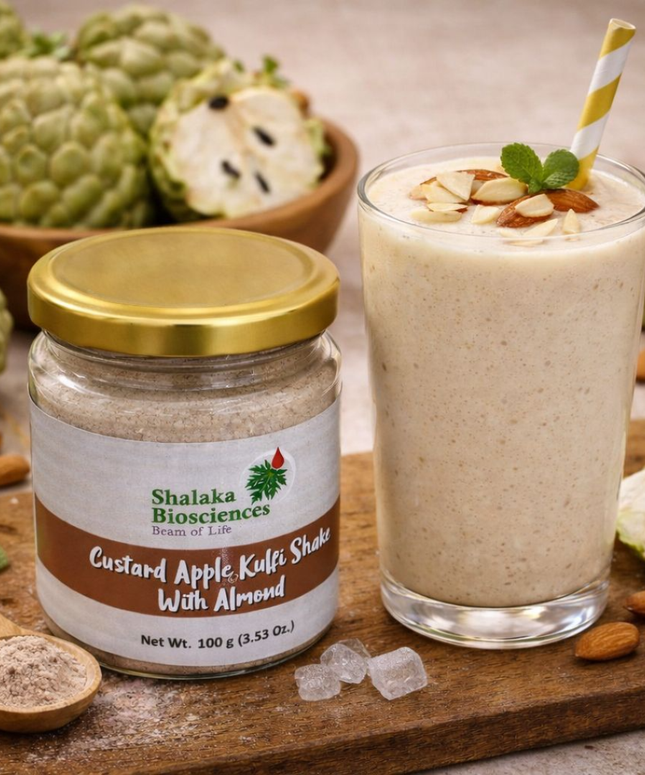 Custard Apple Kulfi Shake with Almond