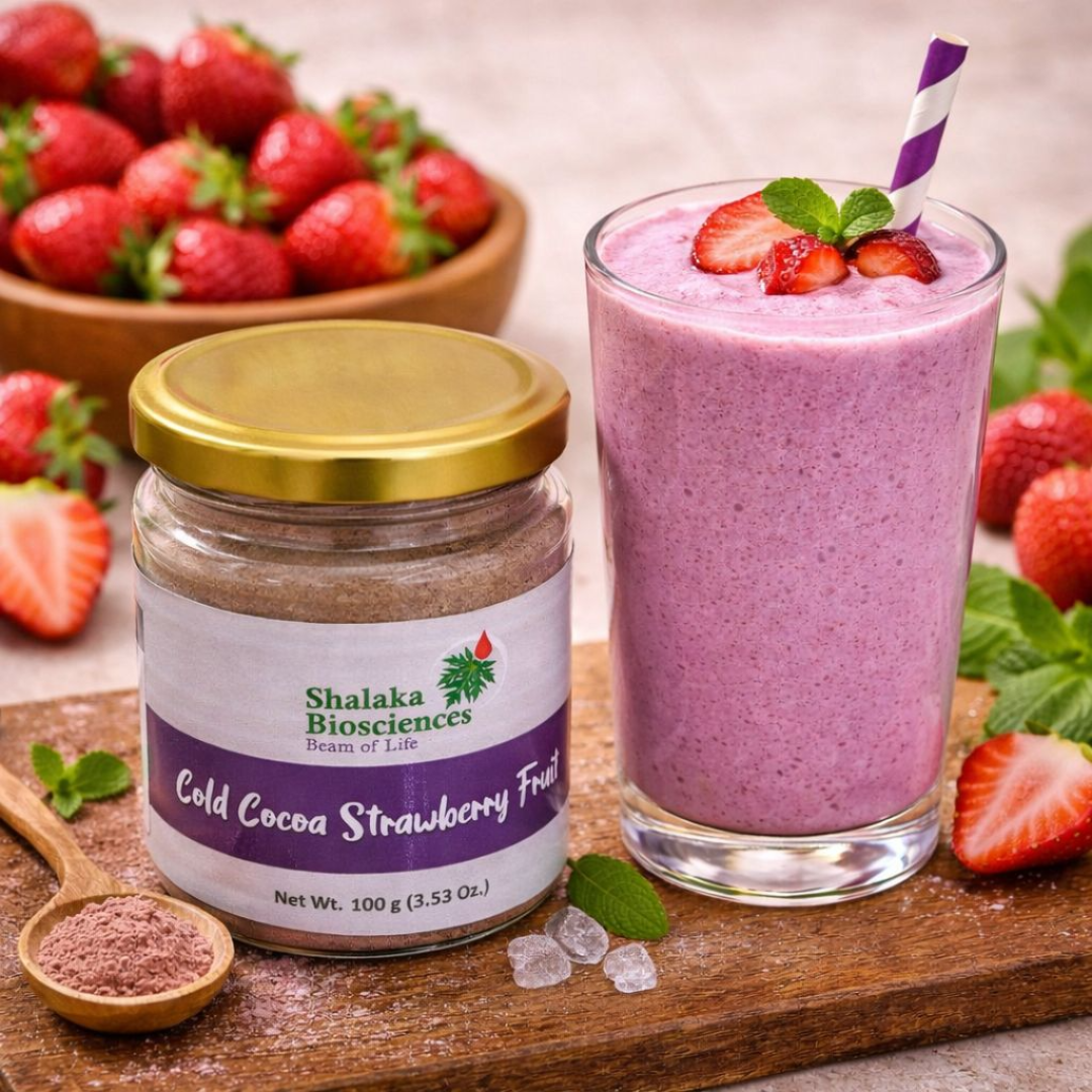 Cold Cocoa Strawberry Fruit Shake