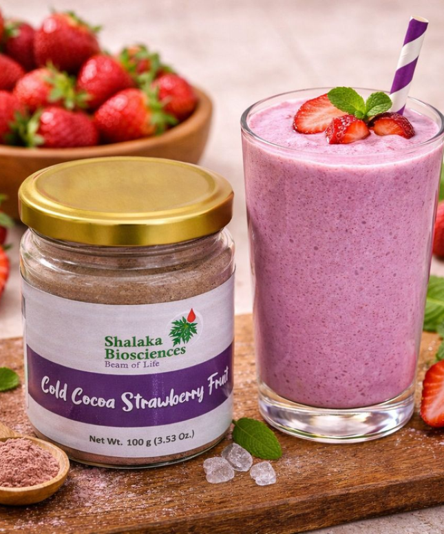 Cold Cocoa Strawberry Fruit Shake