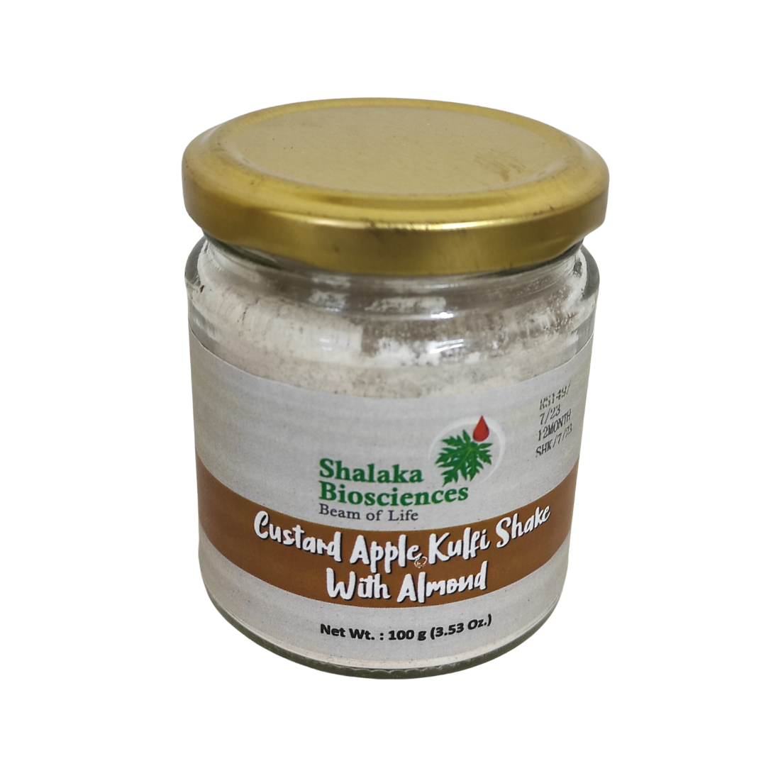 Custard Apple Kulfi Shake with Almond