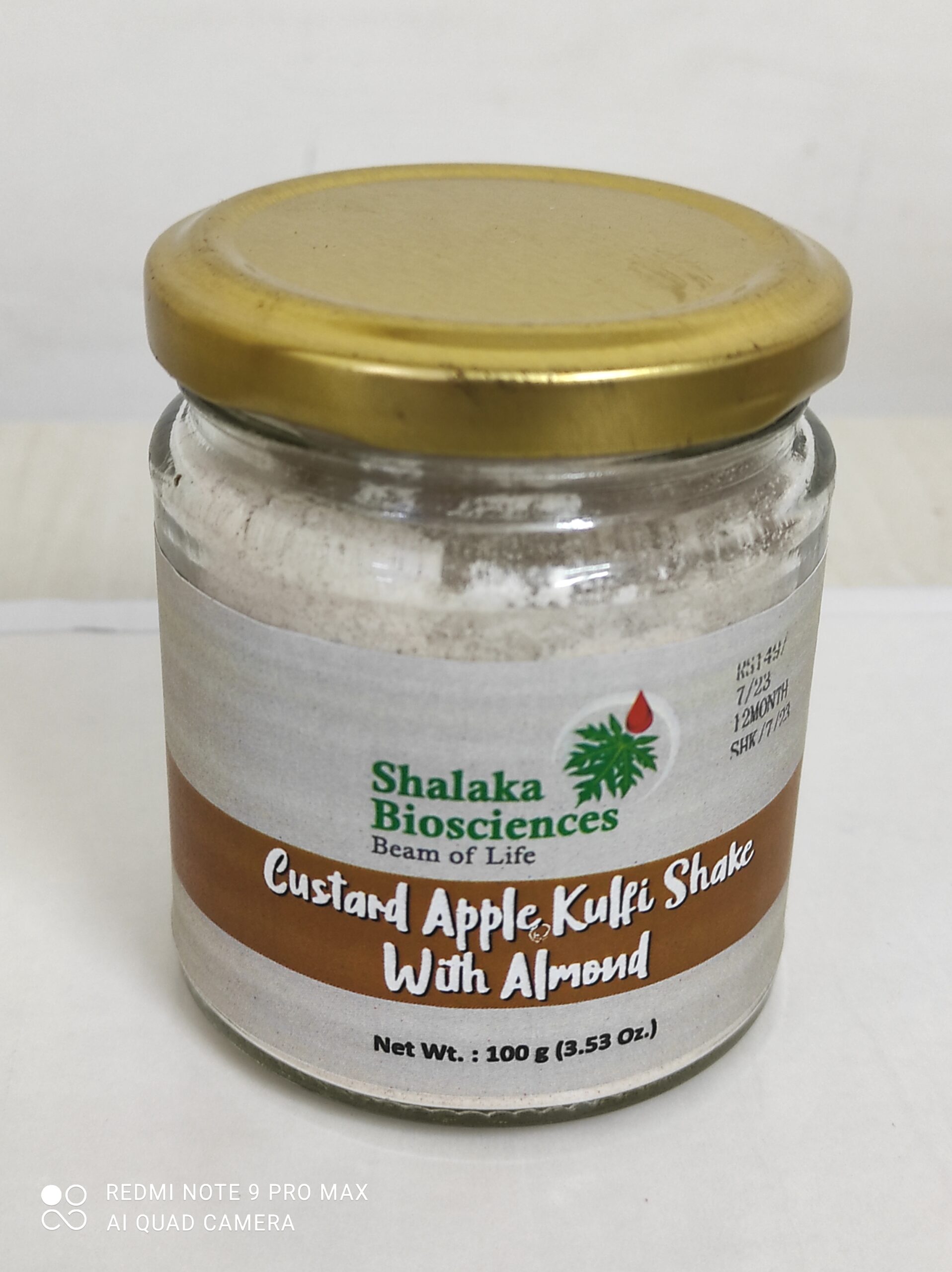 Custard Apple Kulfi Shake with Almond