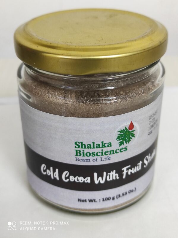 Cold Cocoa With Fruit Shake